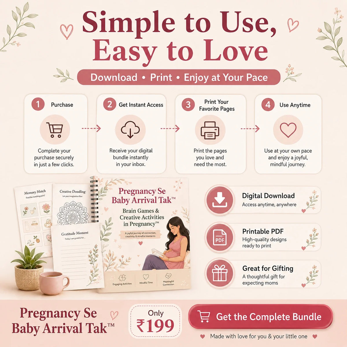 Pregnancy Brain Games & Complete Pregnancy pdf kit