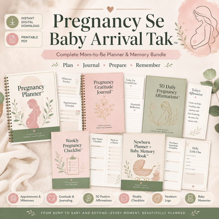 Pregnancy Complete Mom-to-Be Planner & Journal