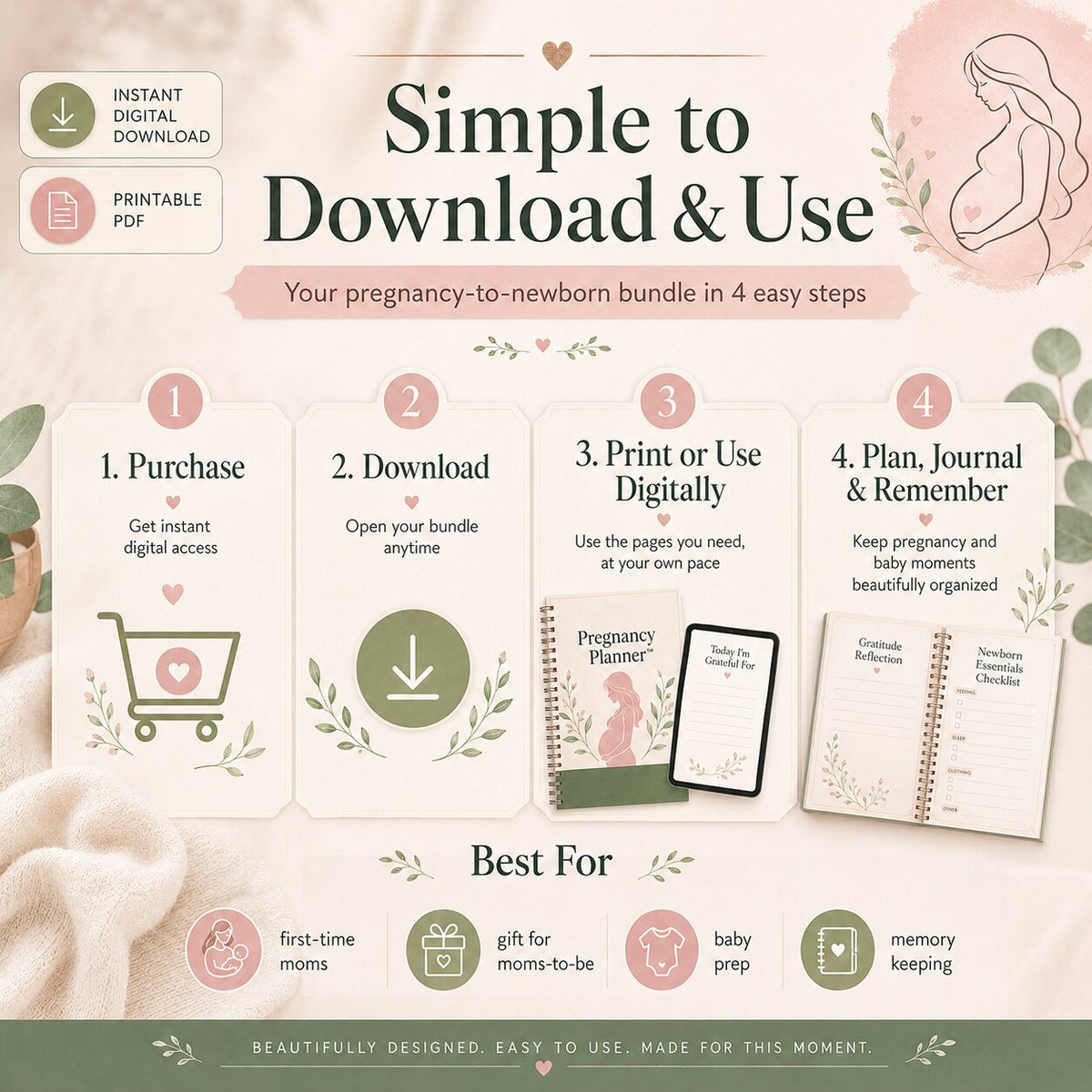 Pregnancy Complete Mom-to-Be Planner & Journal
