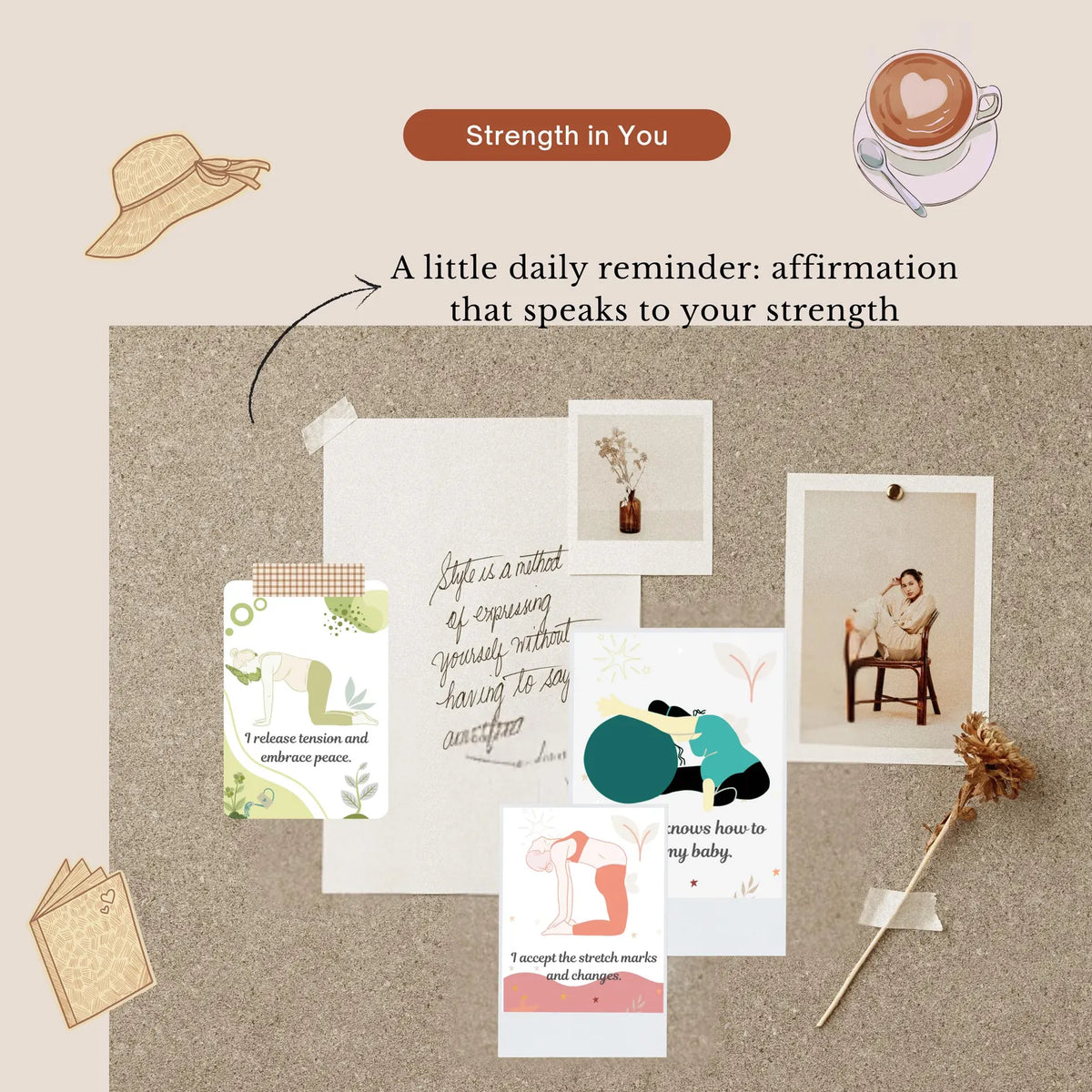Pregnancy healthy baby Affirmation Digital